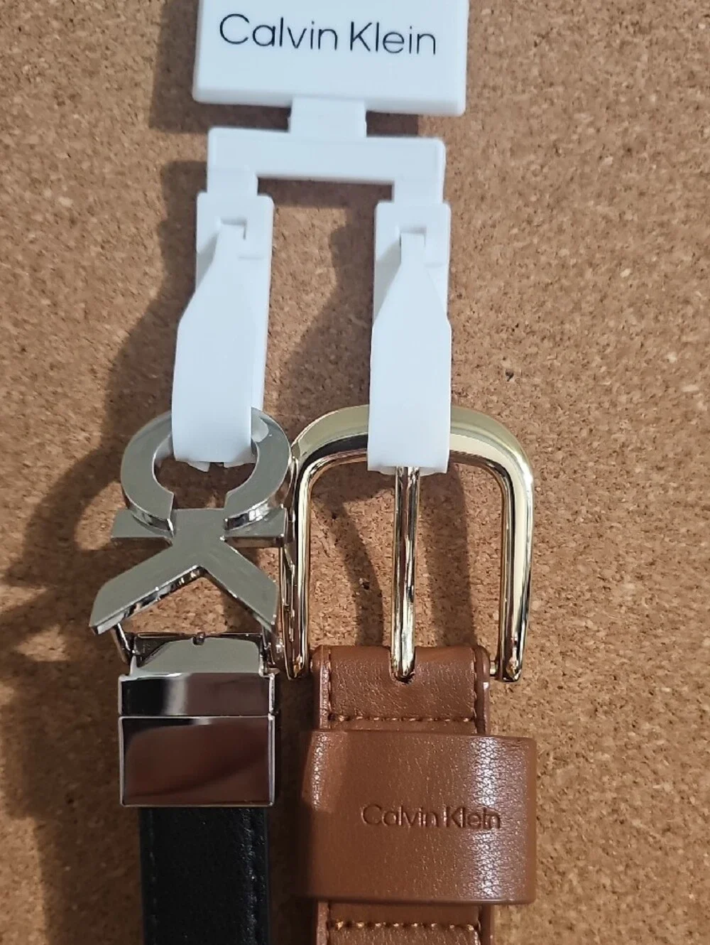 Calvin Klein Reversible Black/Burgundy & Brown Women's Belts